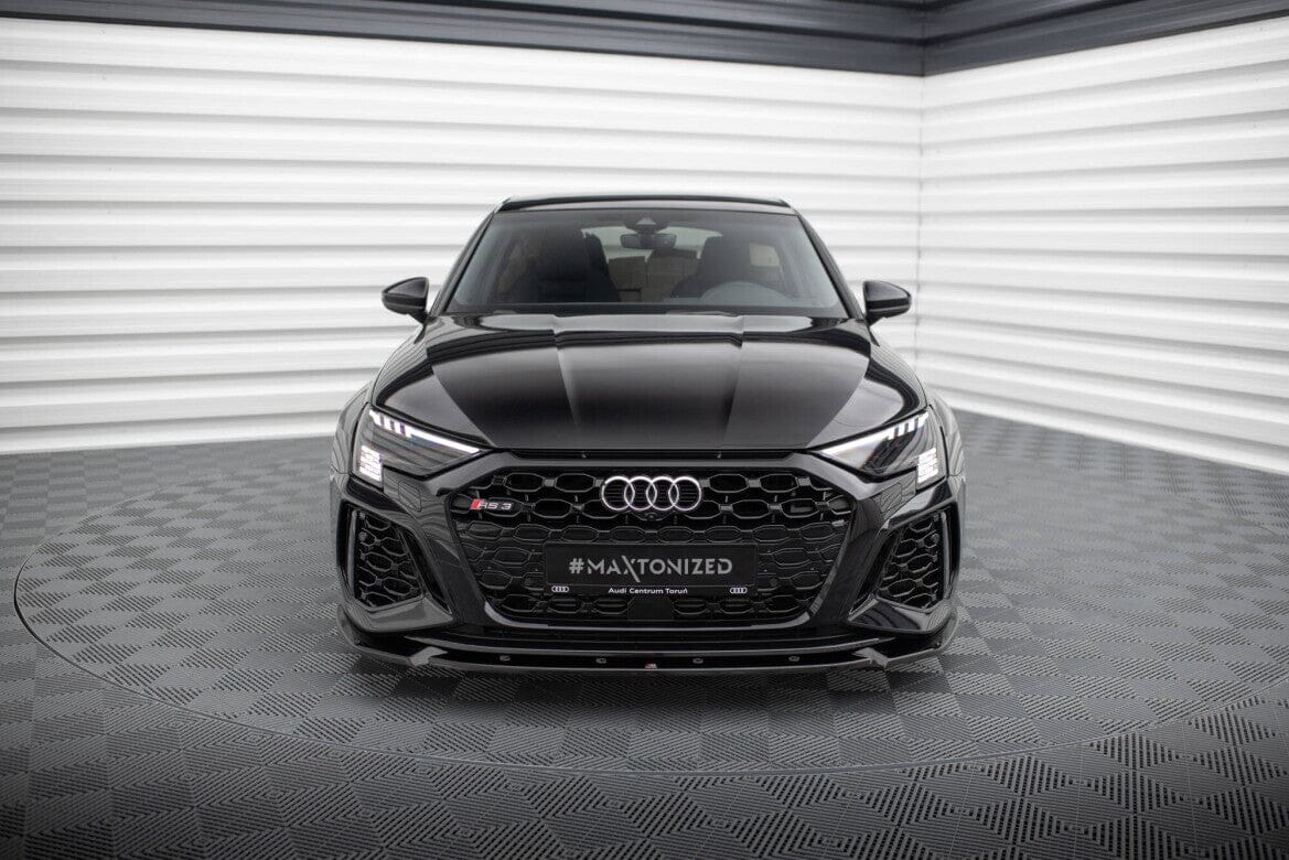 Audi RS3 8Y Vorfacelift Limousine Frontspoiler - Frontlippe V.1 Maxton Design 