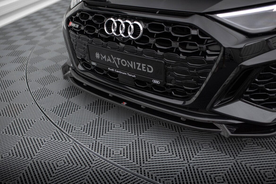 Audi RS3 8Y Vorfacelift Limousine Frontspoiler - Frontlippe V.1 Maxton Design 