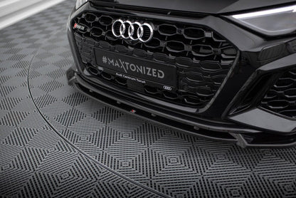 Audi RS3 8Y Vorfacelift Limousine Frontspoiler - Frontlippe V.1 Maxton Design 