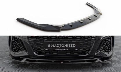 Audi RS3 8Y Vorfacelift Limousine Frontspoiler - Frontlippe V.1 Maxton Design 