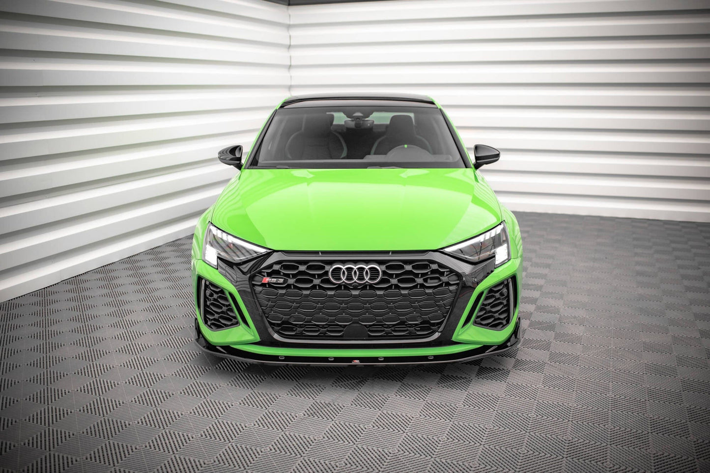 Audi RS3 8Y Vorfacelift Limousine Frontspoiler - Frontlippe V.2 Maxton Design 