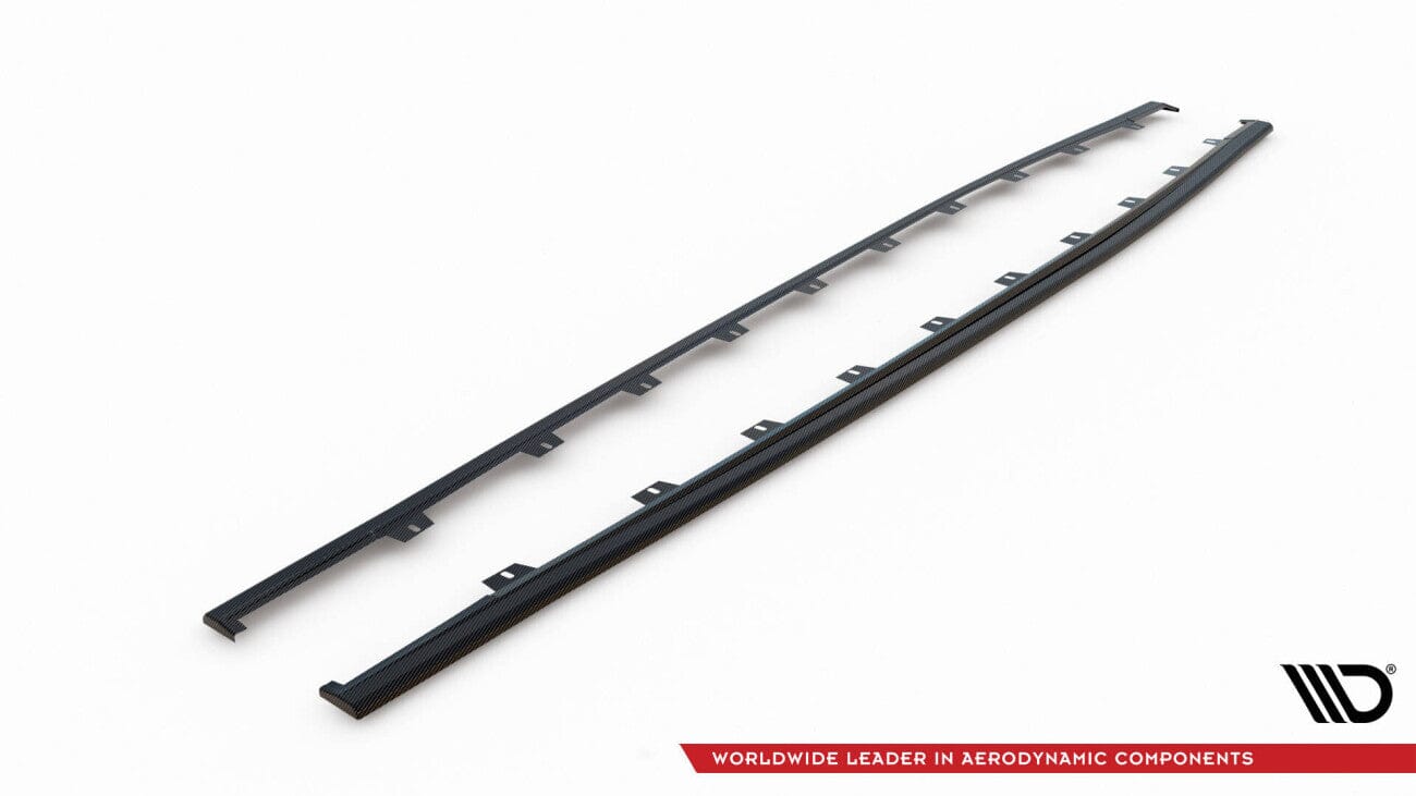 Audi RS3 8Y Vorfacelift Limousine Prepreg Carbon Fiber Seitenschweller Maxton Design 