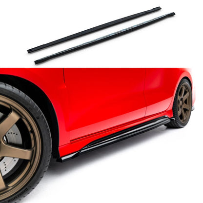 Audi RS3 8Y Vor/Facelift Limousine Seitenschweller V.1 Maxton Design 