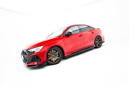 Audi RS3 8Y Vor/Facelift Limousine Seitenschweller V.2 Maxton Design 