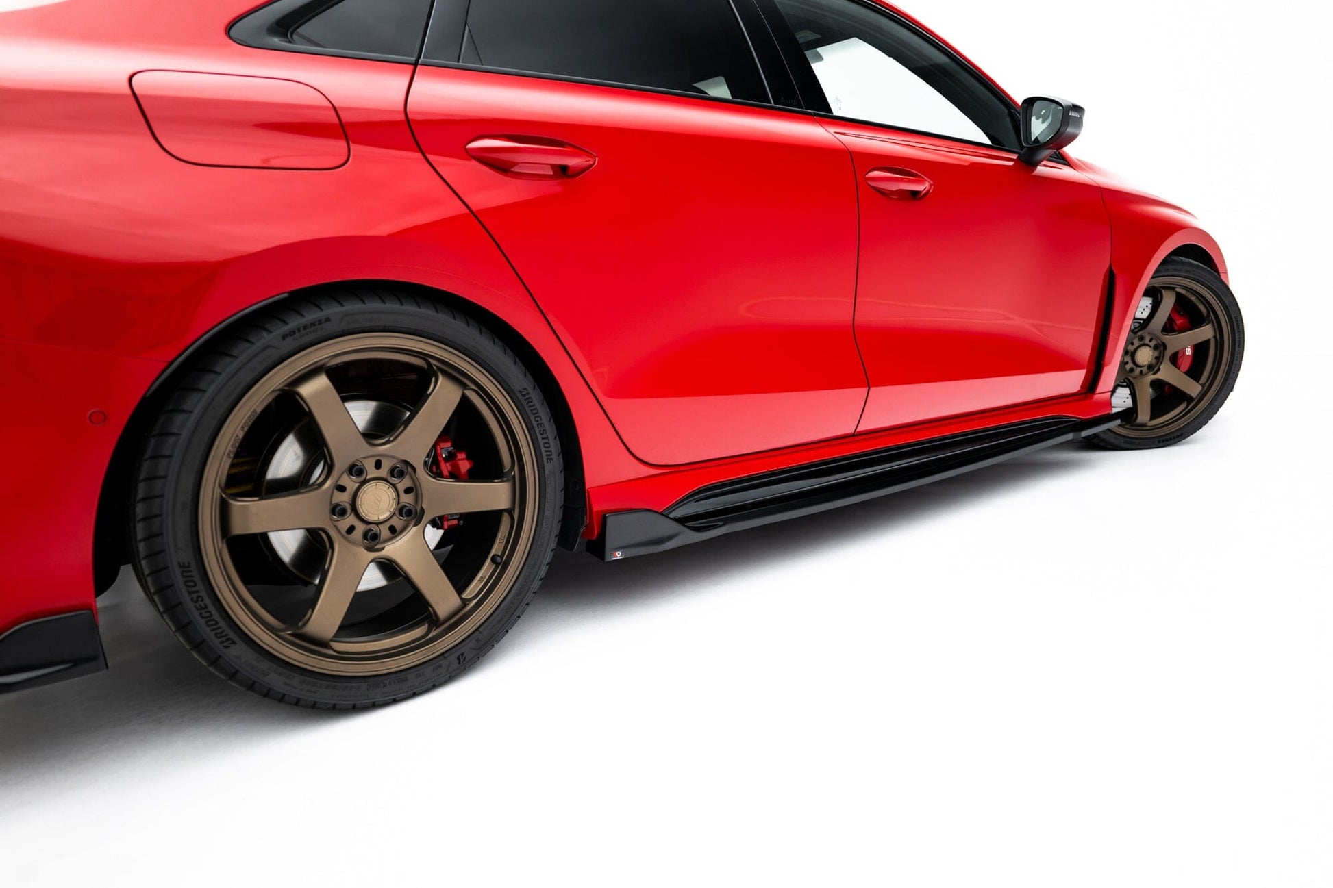 Audi RS3 8Y Vor/Facelift Limousine Seitenschweller V.2 Maxton Design 