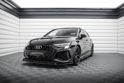 Audi RS3 8Y Vorfacelift Sportback Frontspoiler - Frontlippe V.1 Maxton Design 