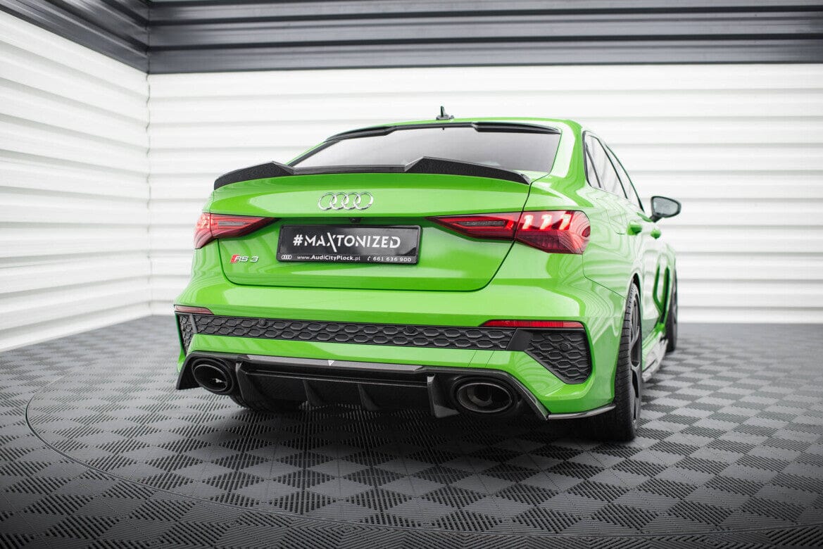 Audi RS3 8Y Vorfacelift Sportback Prepreg Carbon Fiber Heck Diffusor Maxton Design 
