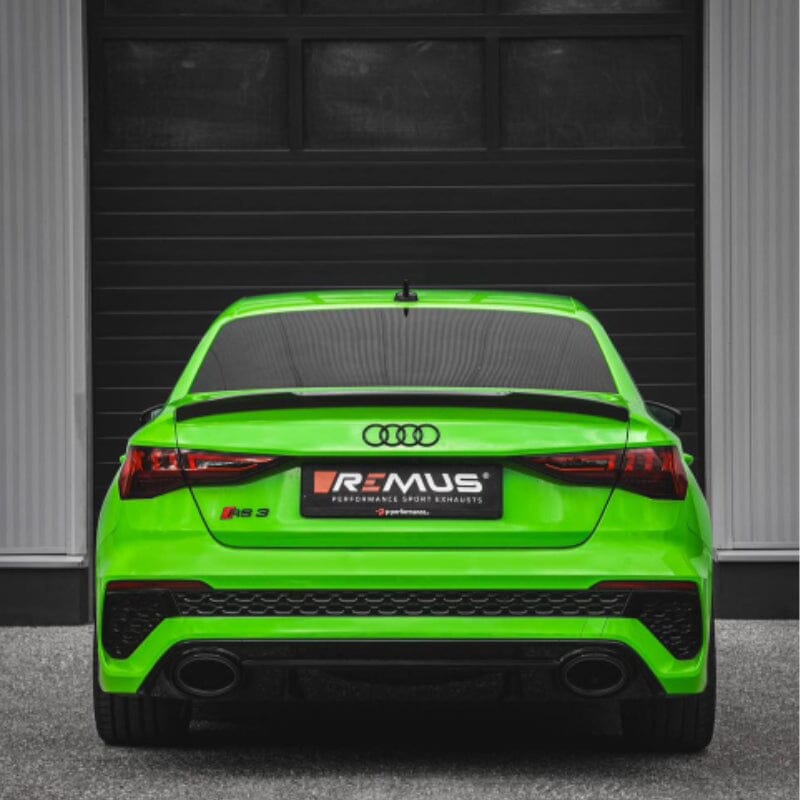 AUDI RS3 Limousine 8YA - REMUS Duplex Performance Auspuff Anlage Ab OPF REMUS 