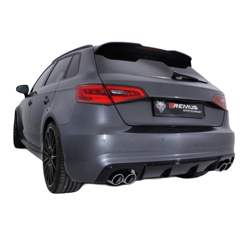 AUDI RS3 Sportback 8VA- Duplex Performance Auspuff Anlage Ab KAT REMUS 