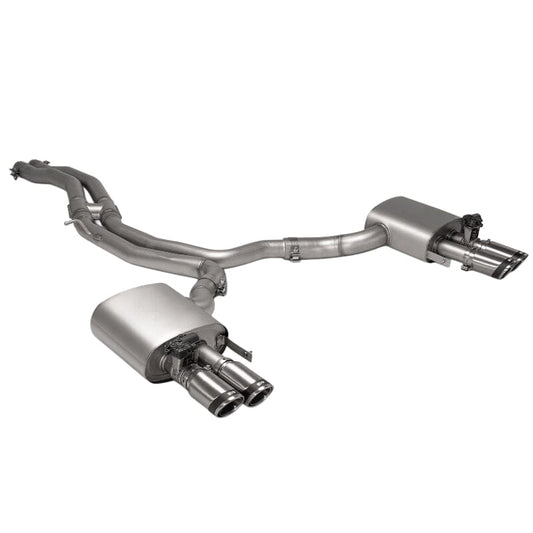AUDI RS4 B9 AVANT - Duplex Performance Auspuff Anlage Ab OPF REMUS 