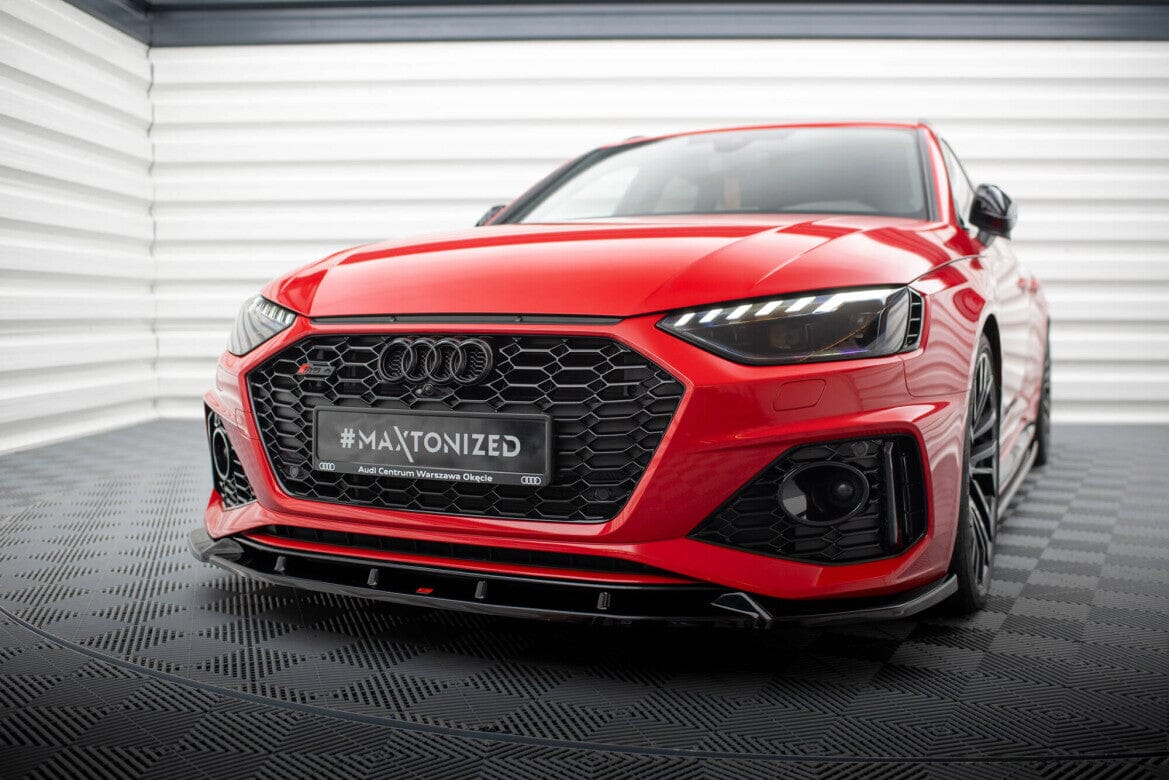 Audi RS4 B9 Facelift Frontspoiler - Frontlippe V.2 Maxton Design 