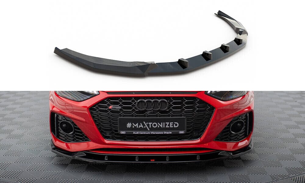 Audi RS4 B9 Facelift Frontspoiler - Frontlippe V.2 Maxton Design 