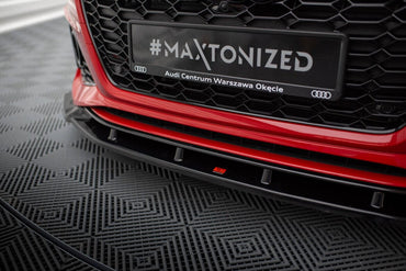 Audi RS4 B9 Facelift Frontspoiler - Frontlippe V.2 Maxton Design 