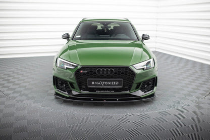 Audi RS4 B9 Frontspoiler - Frontlippe V.1 Maxton Design 
