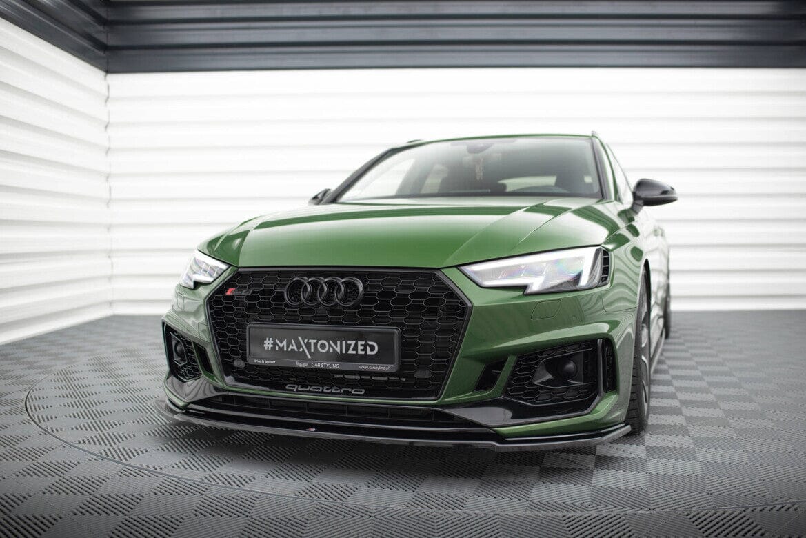 Audi RS4 B9 Frontspoiler - Frontlippe V.2 Maxton Design 