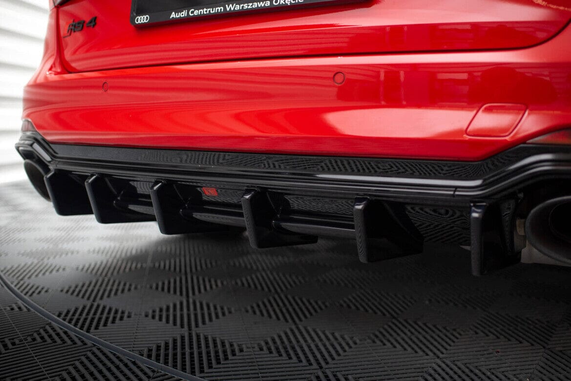 Audi RS4 B9 Heck Ansatz Maxton Design 