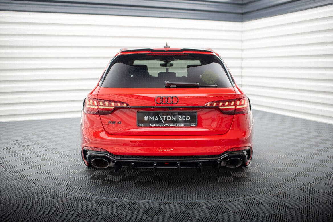 Audi RS4 B9 Heck Ansatz Maxton Design 