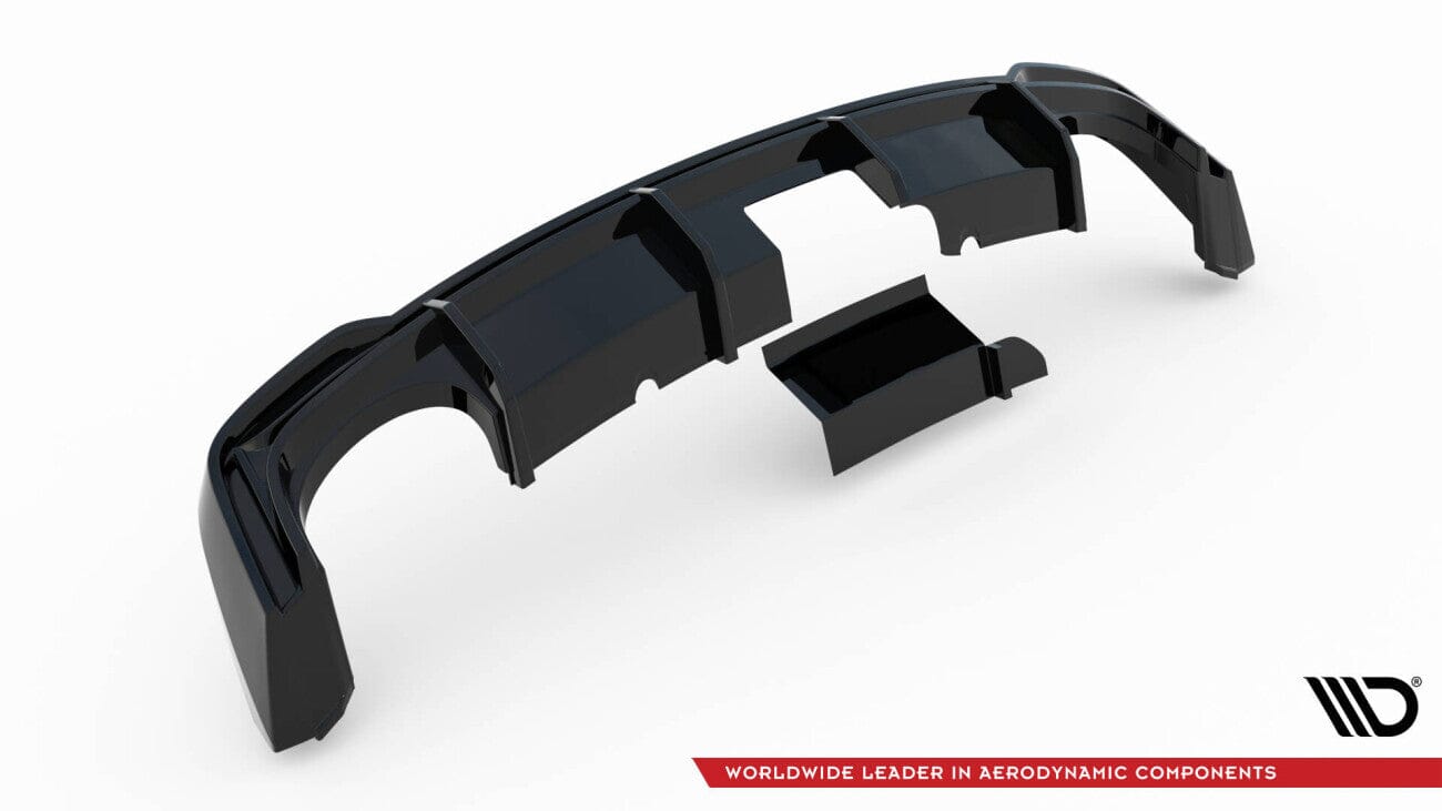 Audi RS6 C8 Heck Diffusor (mit AHK) Maxton Design 