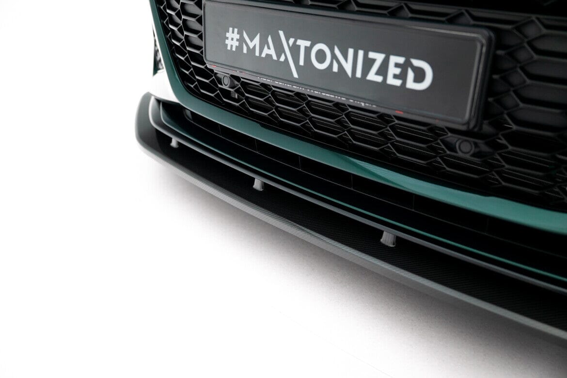 Audi RS6 C8 Prepreg Carbon Fiber Frontspoiler - Frontlippe Maxton Design 
