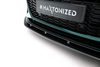 Audi RS6 C8 Prepreg Carbon Fiber Frontspoiler - Frontlippe Maxton Design 