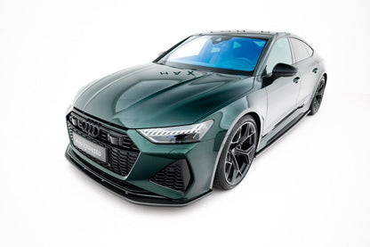 Audi RS6 C8 Prepreg Carbon Fiber Frontspoiler - Frontlippe Maxton Design 