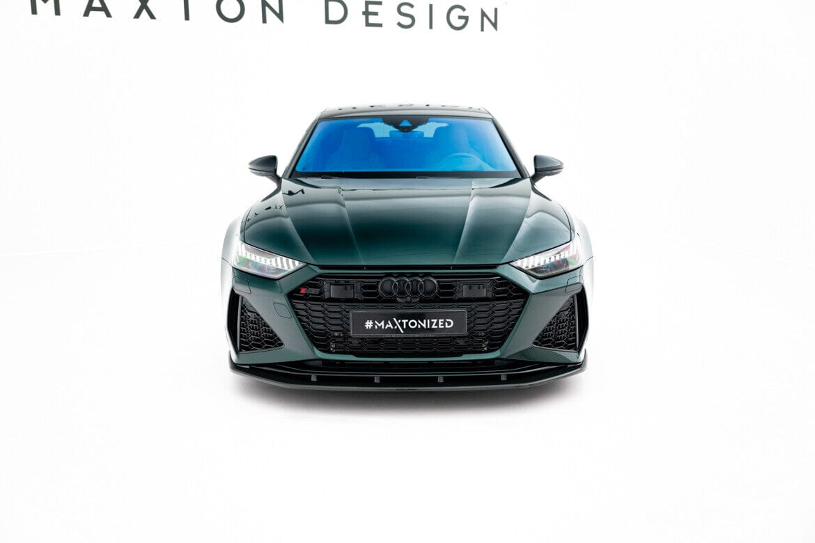Audi RS6 C8 Prepreg Carbon Fiber Frontspoiler - Frontlippe Maxton Design 
