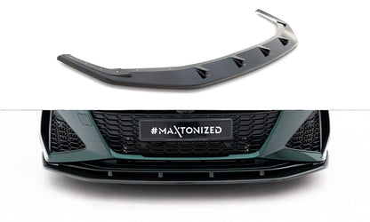 Audi RS6 C8 Prepreg Carbon Fiber Frontspoiler - Frontlippe Maxton Design 