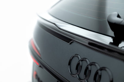 Audi RS6 C8 Prepreg Carbon Fiber Heckspoiler Kofferraum Lippe Maxton Design 