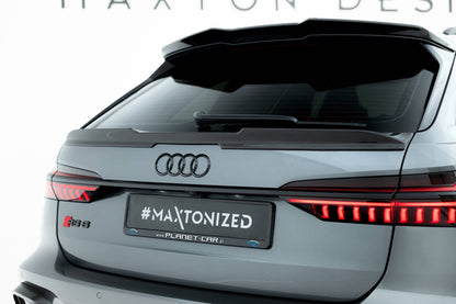 Audi RS6 C8 Prepreg Carbon Fiber Heckspoiler Kofferraum Lippe Maxton Design 