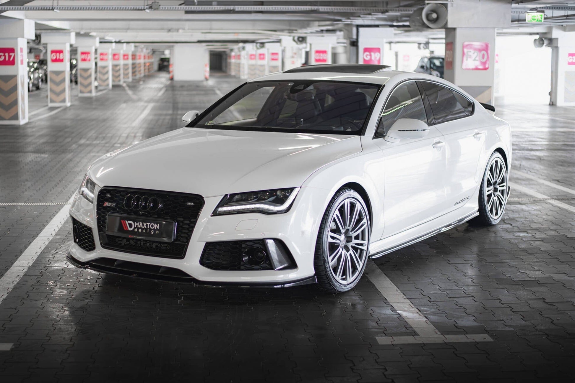 Audi RS7 C7 Frontspoiler - Frontlippe V.3 Maxton Design 