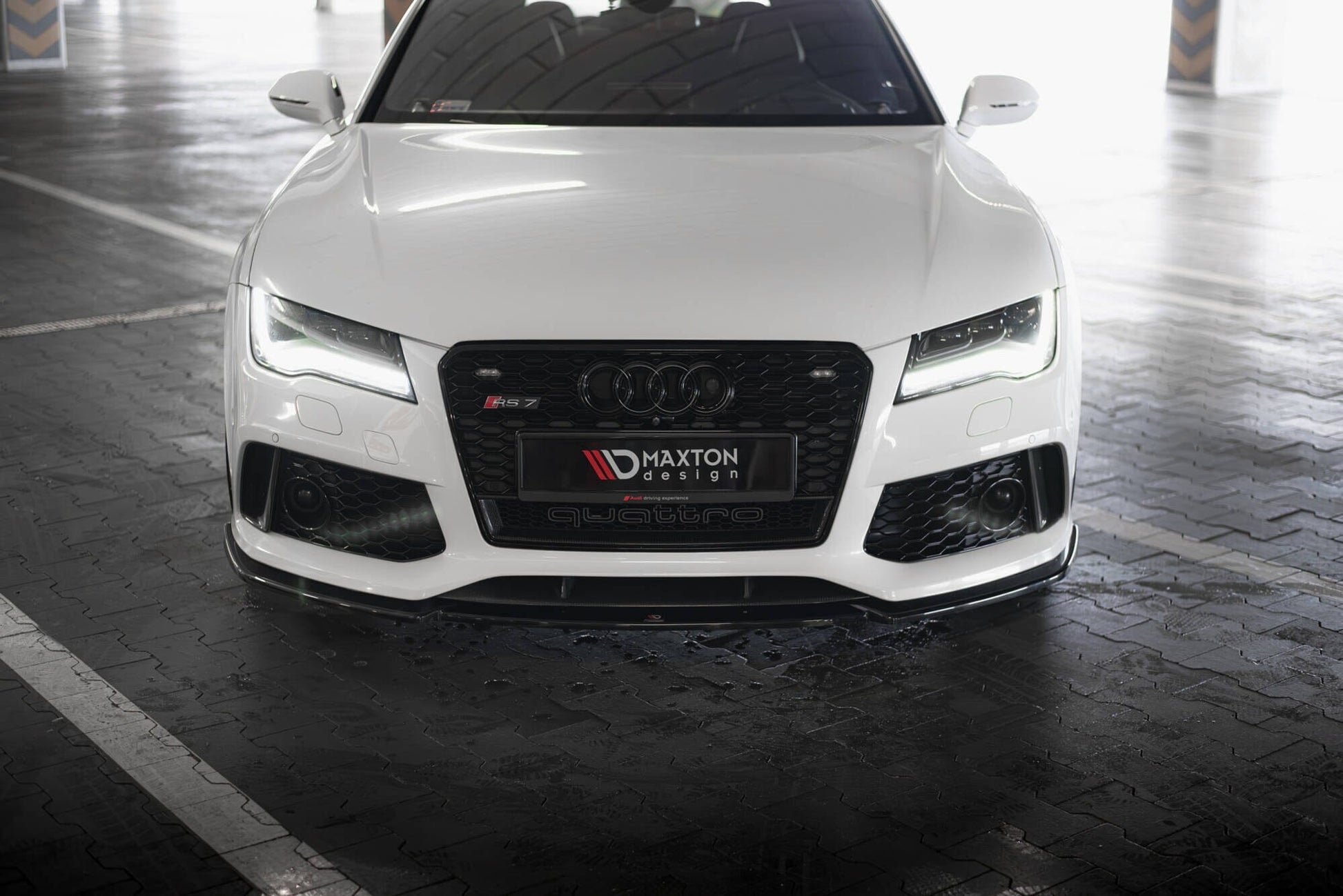 Audi RS7 C7 Frontspoiler - Frontlippe V.3 Maxton Design 