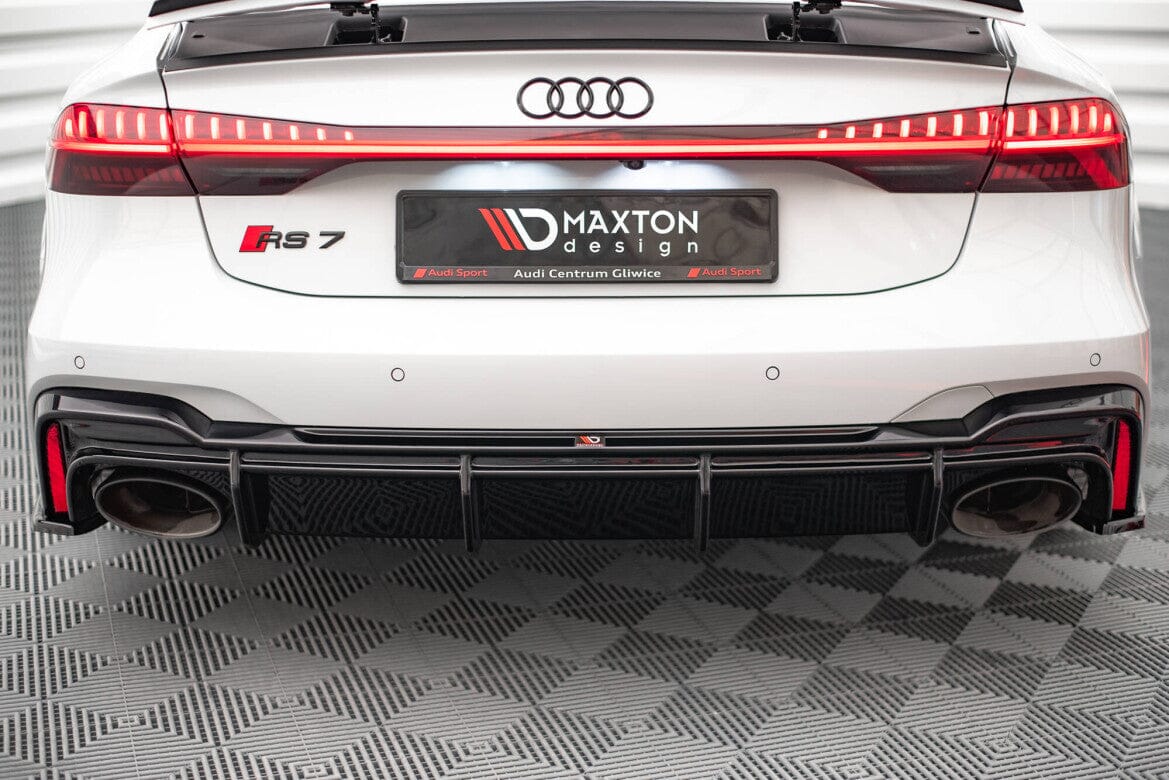 Audi RS7 C8 Heck Diffusor (mit AHK) Maxton Design 