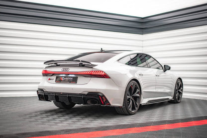 Audi RS7 C8 Heck Diffusor (mit AHK) Maxton Design 