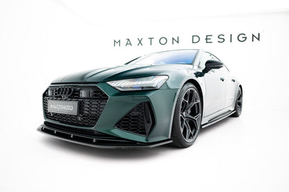Audi RS7 C8 Prepreg Carbon Fiber Frontspoiler - Frontlippe Maxton Design 