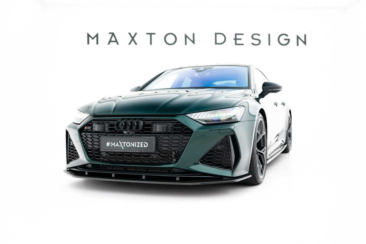 Audi RS7 C8 Prepreg Carbon Fiber Frontspoiler - Frontlippe Maxton Design 