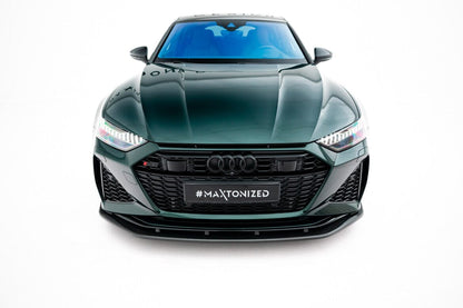 Audi RS7 C8 Prepreg Carbon Fiber Frontspoiler - Frontlippe Maxton Design 