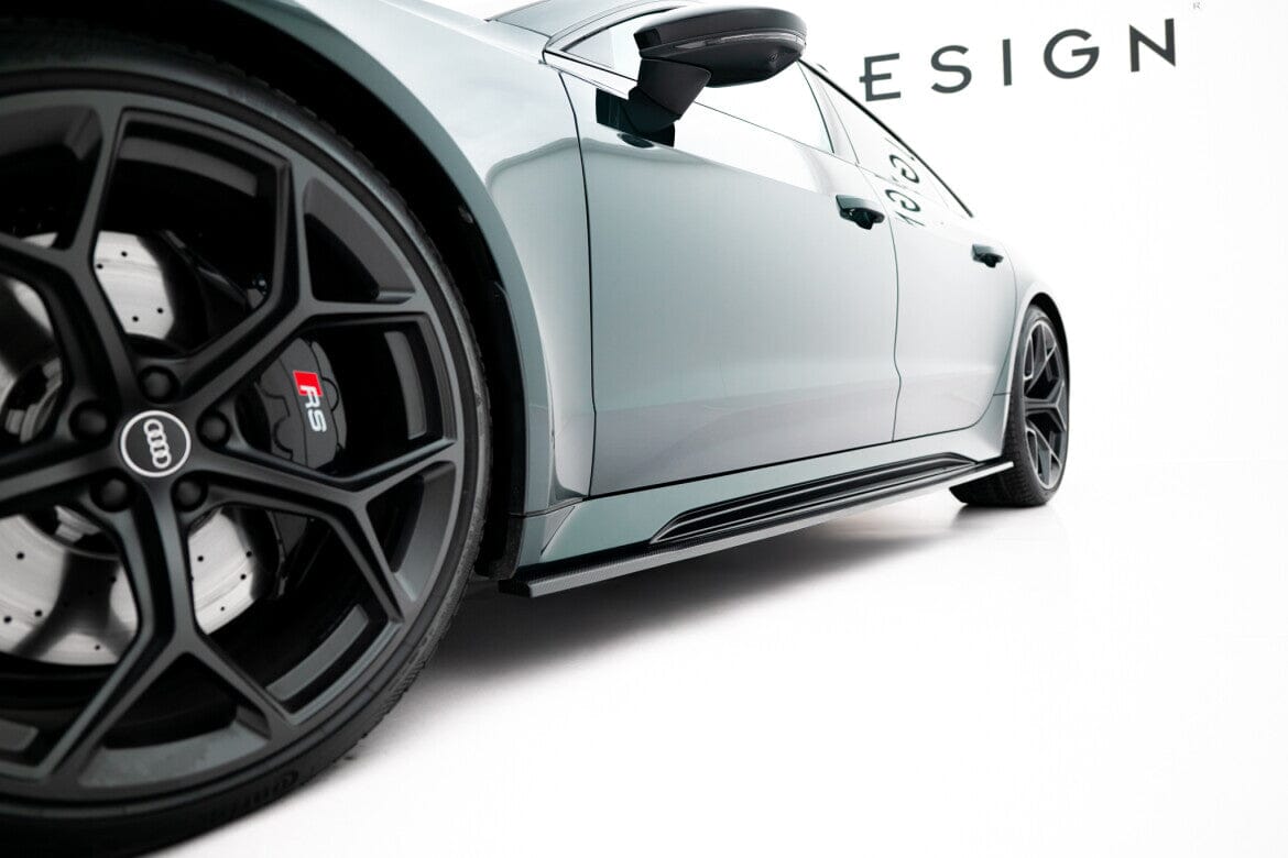 Audi RS7 C8 Prepreg Carbon Fiber Seitenschweller Maxton Design 