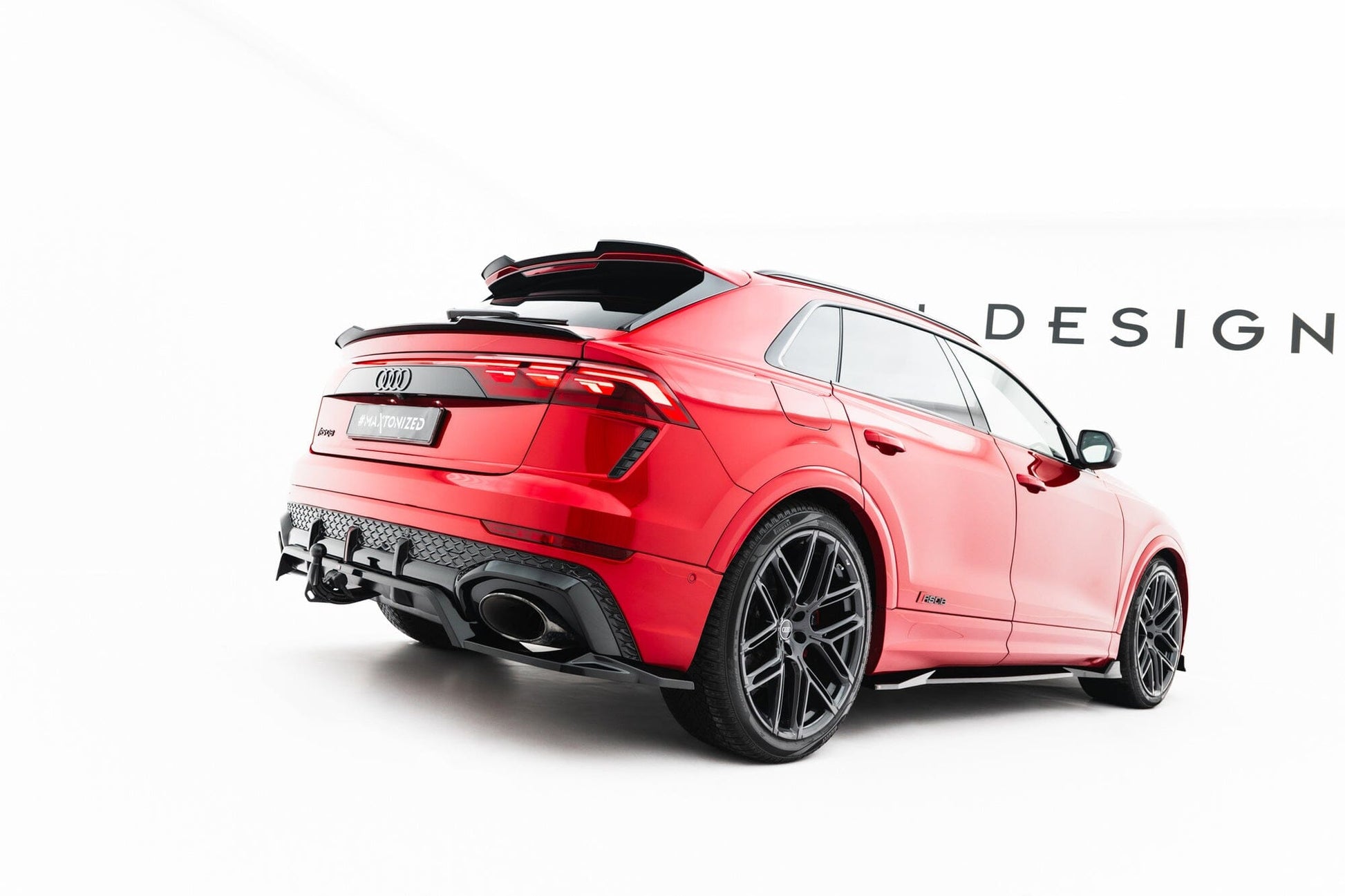 Audi RSQ8 Facelift - Heck Ansatz Maxton Design 