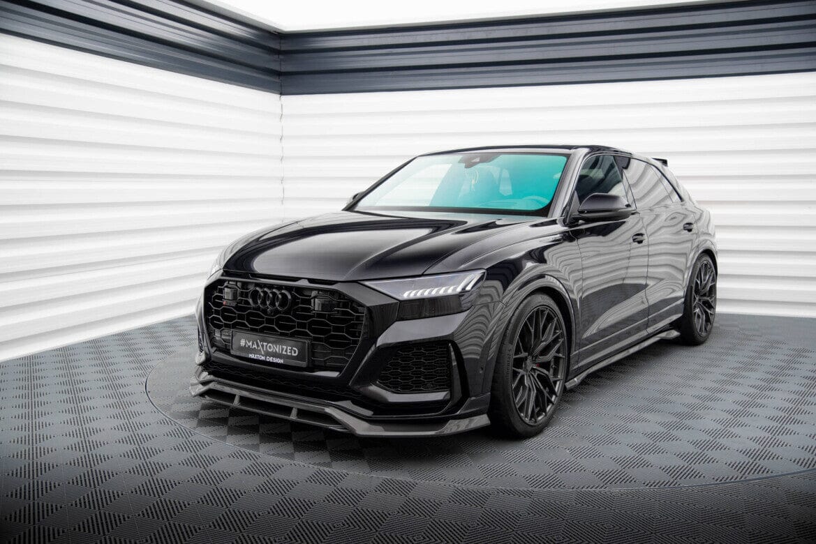 Audi RSQ8 - Prepreg Carbon Fiber Frontspoiler - Frontlippe V.3 Maxton Design 