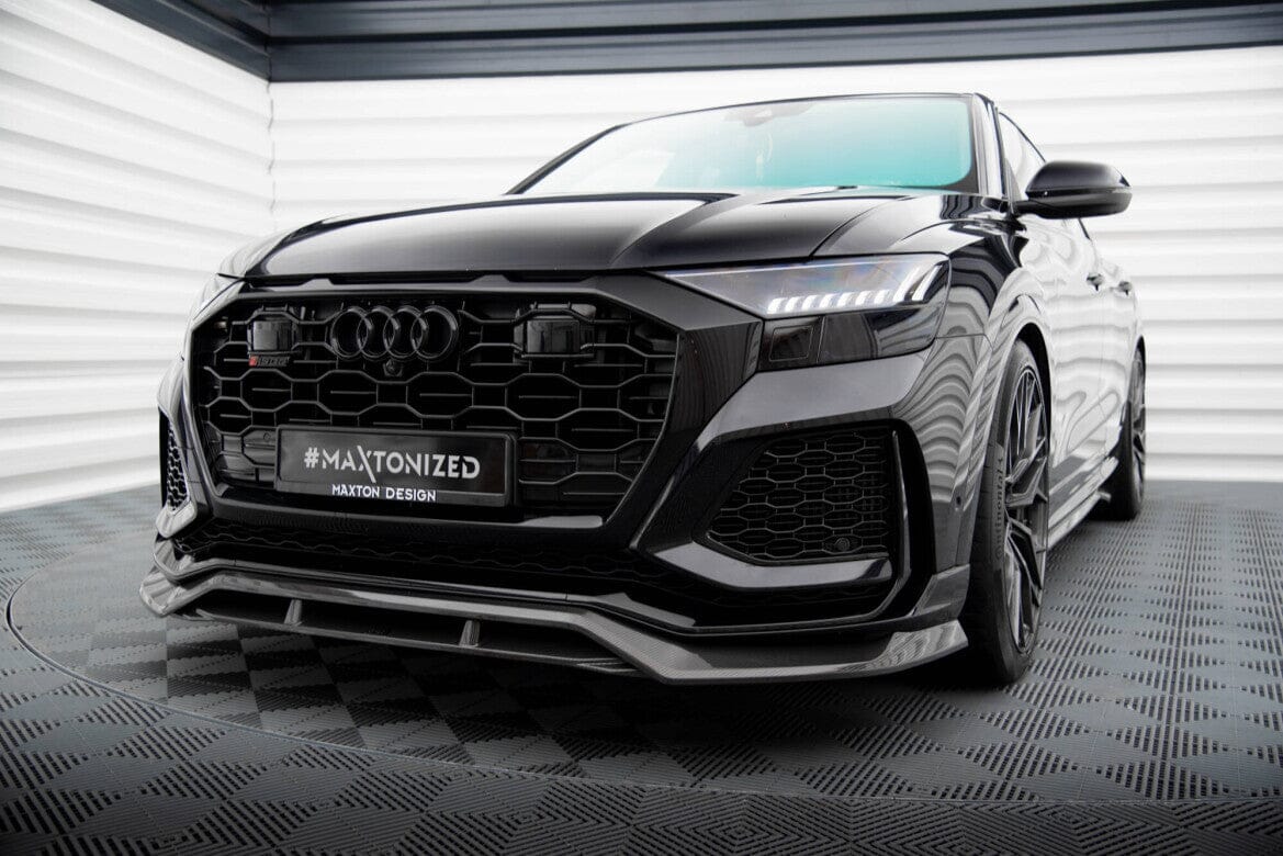Audi RSQ8 - Prepreg Carbon Fiber Frontspoiler - Frontlippe V.3 Maxton Design 