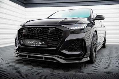 Audi RSQ8 - Prepreg Carbon Fiber Frontspoiler - Frontlippe V.3 Maxton Design 