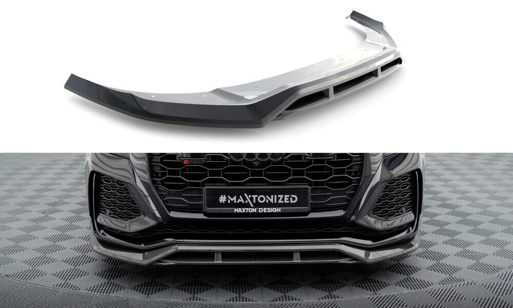 Audi RSQ8 - Prepreg Carbon Fiber Frontspoiler - Frontlippe V.3 Maxton Design 
