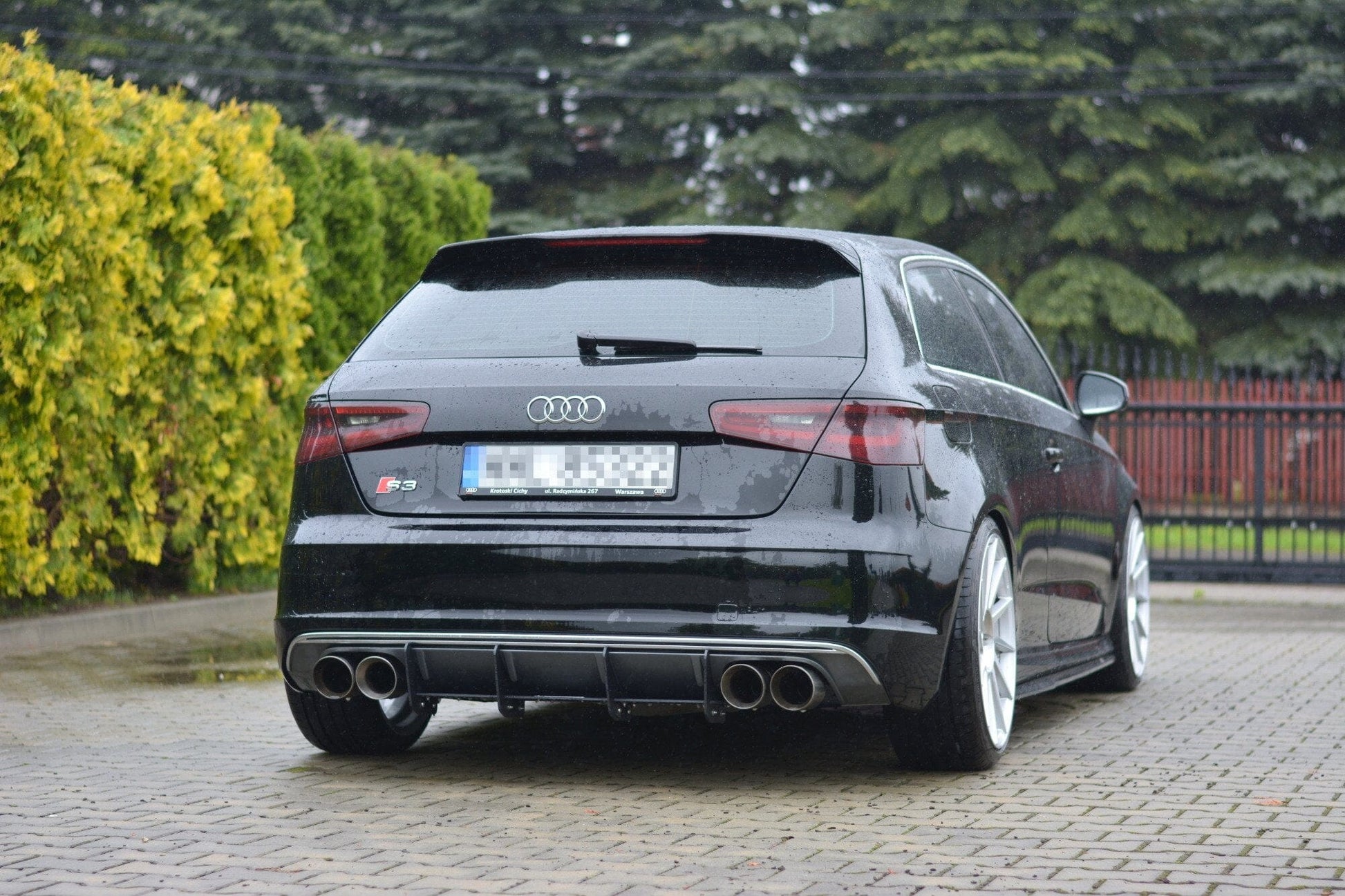 Audi S3 8V 3-Türer Vorfacelift Street Pro Heckschürze Maxton Design 