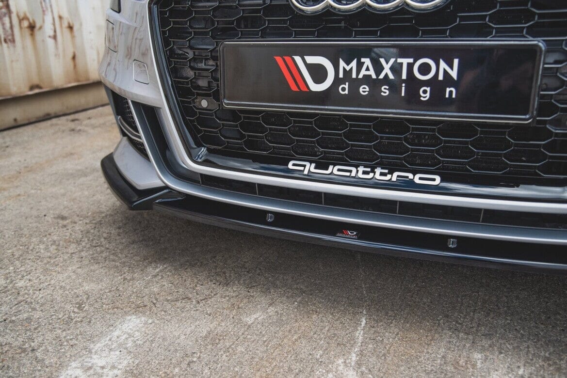 Audi S3 8V Facelift Limousine Frontspoiler - Frontlippe V.3 Maxton Design 