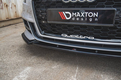 Audi S3 8V Facelift Limousine Frontspoiler - Frontlippe V.3 Maxton Design 