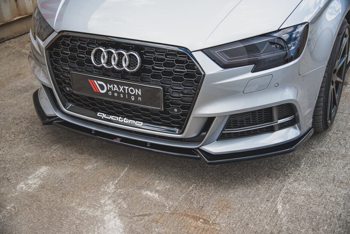 Audi S3 8V Facelift Limousine Frontspoiler - Frontlippe V.3 Maxton Design 