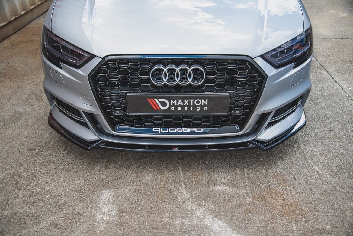 Audi S3 8V Facelift Limousine Frontspoiler - Frontlippe V.3 Maxton Design 