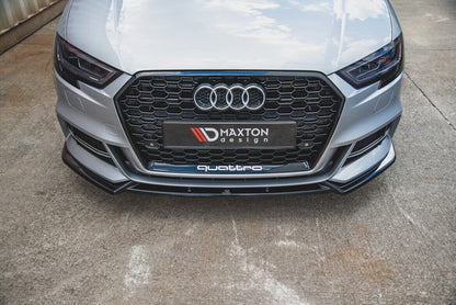 Audi S3 8V Facelift Limousine Frontspoiler - Frontlippe V.3 Maxton Design 