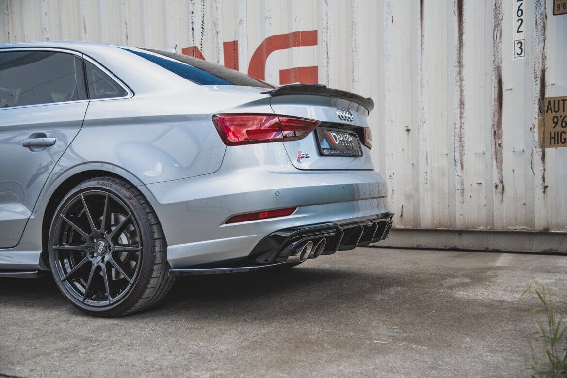 Audi S3 8V Facelift Limousine Heck Diffusor Maxton Design 