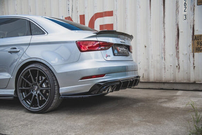 Audi S3 8V Facelift Limousine Heck Diffusor Maxton Design 